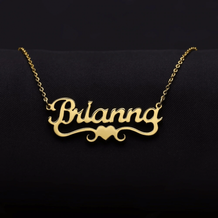 Custom Made High Quality Nameplate Necklace For Women