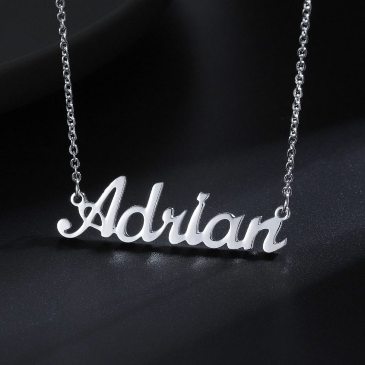 Customized Name Necklace Custom Jewelry Beceff